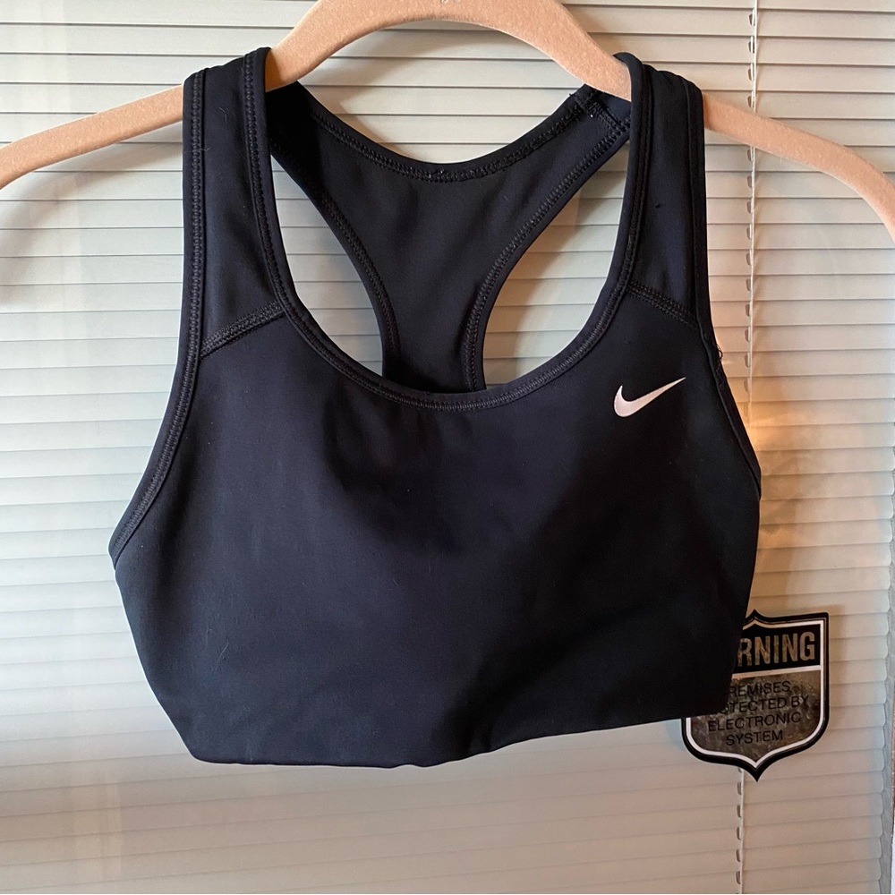 Nike Women's Black Racerback Sports Bra